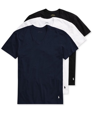 Men's V-Neck Classic Undershirt 3-Pack