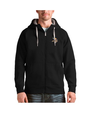 Men's Black Minnesota Vikings Victory Full-Zip Hoodie