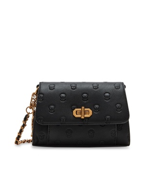 Skullicious Turn Lock Flap Crossbody Bag