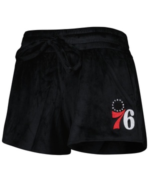 Women's Black Philadelphia 76ers Intermission T-shirt and Shorts Sleep Set