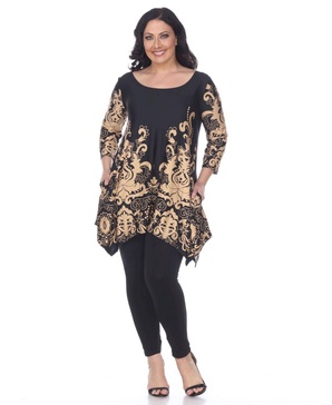 Plus Yanette Tunic Top