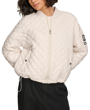 Women's Quilted Bomber Jacket 