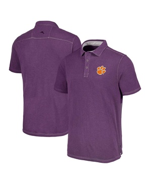 Men's Purple Clemson Tigers Paradiso Cove Polo