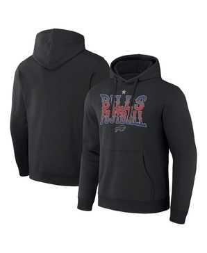 Men's NFL x Darius Rucker Collection by Black Buffalo Bills Rock N' Football Pullover Hoodie