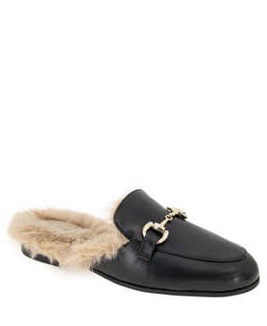 Women's Zorie Tailored Faux-Fur Slip-On Mules