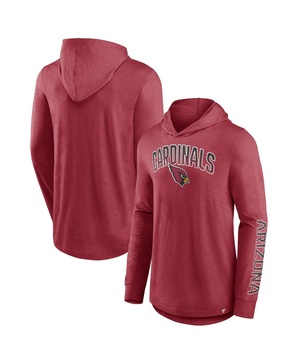 Men's Cardinal Arizona Cardinals Front Runner Pullover Hoodie