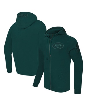 Men's Green New York Jets Triple Tonal Full-Zip Hoodie