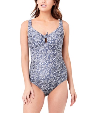 Maternity Stormi Tie Front One Piece