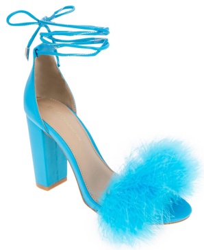 Women's Biny Faux Feathers Sandal