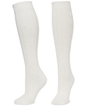 Women's Cable-Knit Knee Socks