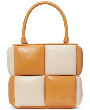 Boxxy Colorblocked Smooth Leather Tote