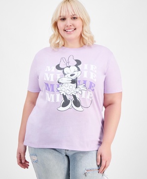 Trendy Plus Size Minnie Mouse Giggle T-Shirt