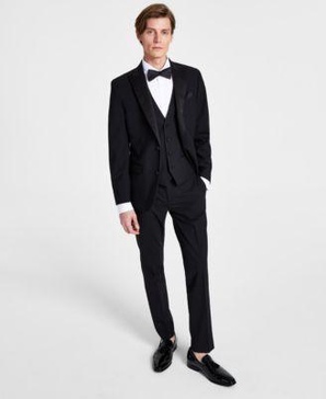 Men's Slim-Fit Faille-Trim Tuxedo Jacket, Vest & Pants, Created for Macy's