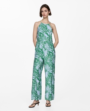 Women's Floral Print Jumpsuit