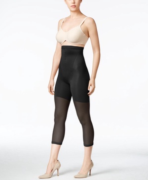 Women's  Super High Power Tummy Control Footless Capri, also available in extended sizes