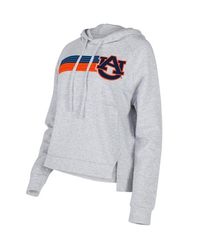 Women's Gray Auburn Tigers Cedar Tri-Blend Raglan Pullover Hoodie