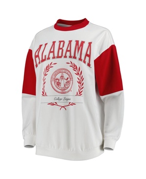 Women's Crimson Alabama Crimson Tide It's A Vibe Dolman Pullover Sweatshirt