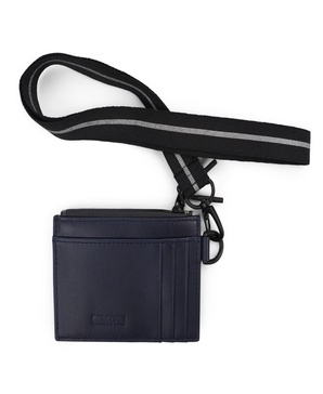 Men's Getaway Card Case Wallet with Removable Lanyard