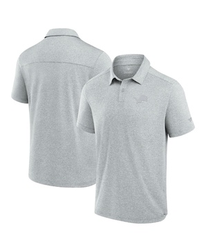 Men's Gray Detroit Lions Front Office Tech Polo Shirt