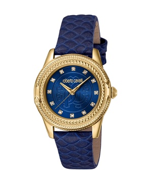 Women's Quartz Blue Leather Watch 32mm