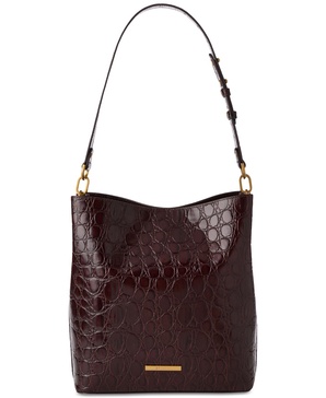 Celina Vanderbilt Small Leather Bucket Bag 