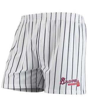 Men's White Atlanta Braves Vigor Boxer Shorts