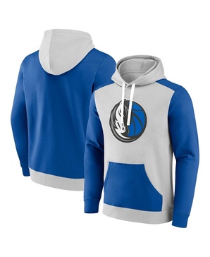 Men's Navy, Silver Dallas Mavericks Big and Tall Primary Arctic Pullover Hoodie