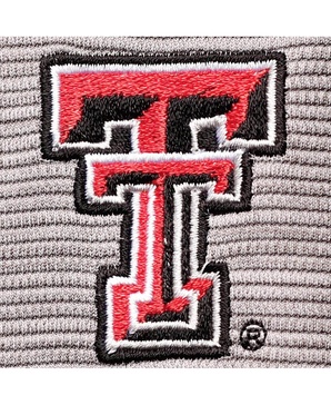 Men's Charcoal Texas Tech Red Raiders Play Action Raglan Half-Zip Jacket