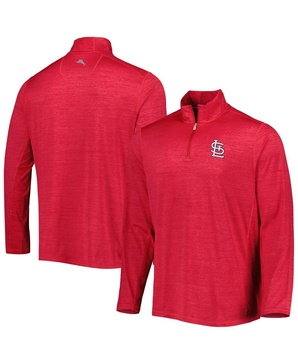 Men's Red St. Louis Cardinals Delray IslandZone Half-Zip Top