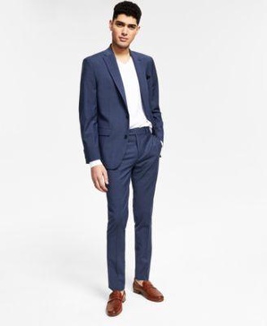 Men's Slim-Fit Wool-Blend Solid Suit Separates, Created for Macy's