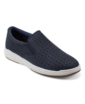 Women's Nel Laser Cut Round Toe Casual Slip-On Sneakers