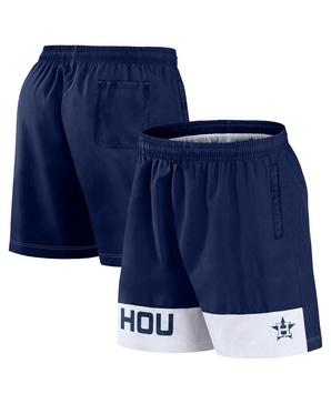 Men's Navy Houston Astros Elements Swim Shorts