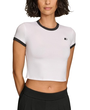 Women's Cropped Ringer Baby T-Shirt