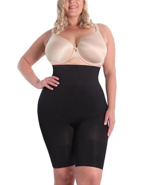 Plus Size High-Waisted Seamless Firming Thigh Shaper