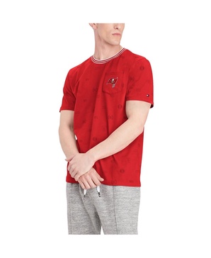 Men's Red Tampa Bay Buccaneers Essential Pocket T-shirt