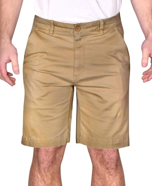 Men's Flat Front Stretch Comfort 9" Shorts