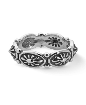 Sterling Silver Women's Ring, Concha Design, Sizes 5 - 10