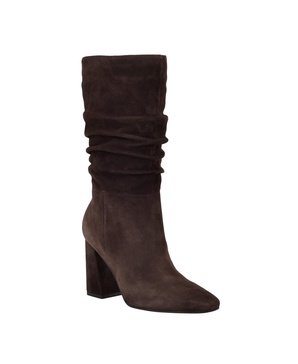 Women's Yeppy Mid-Calf Slouchy Block Heel Dress Booties