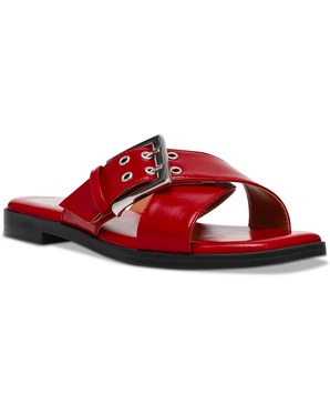 Women's Mayson Crossband Buckle Slide Flat Sandals