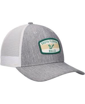 Men's Heather Charcoal South Florida Bulls Brant Trucker Adjustable Hat