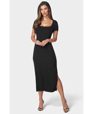 Women's Square Neck Maxi T-Shirt Dress