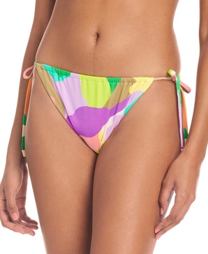 Women's Tunnel-Trim Side-Tie Bikini Bottoms