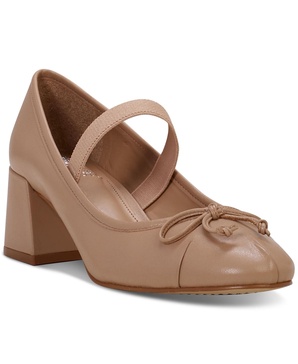 Women's Melodie Block-Heel Mary Jane Ballet Pumps