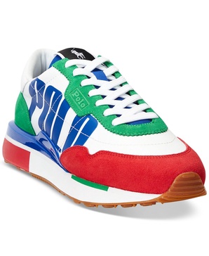 Men's Train 89 Logo Colorblocked Lace-Up Sneakers