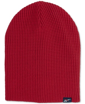 Men's Reversible Slouchy Waffle Knit Beanie