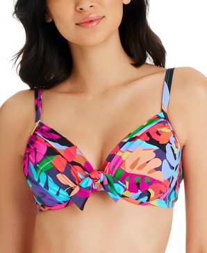 Women's Bold Rush Tie-Front Bikini Top 