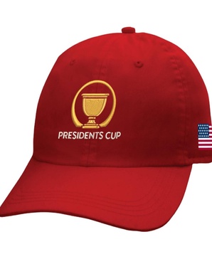 Unisex Red 2024 Presidents Cup Team USA Shawmut Adjustable Hat