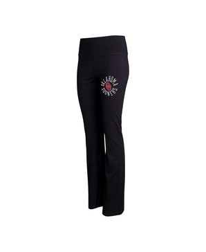 Women's Black Oklahoma Sooners Enclave Tri-Blend Flared Leggings