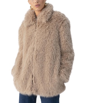 Women's Carmen Faux-Fur Spread-Collar Coat