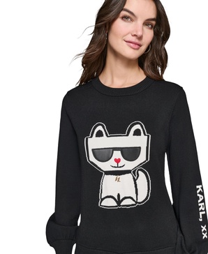 Women's Choupette Crewneck Sweater, Regular & Petites